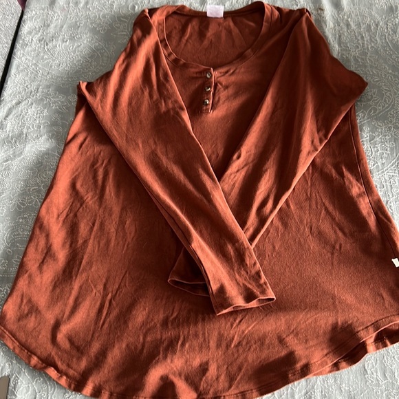 Beautiful JAX & LENNON rust tunic long sleeves - Picture 1 of 1